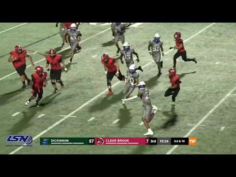 Dickinson Gators vs. Clear Brook Wolverines highlights | September 26, 2025