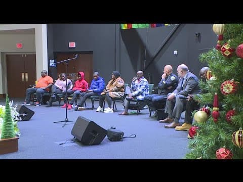 Dozens gathered for community conversation to end teen gun violence