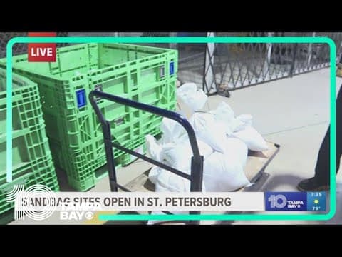 Sandbag sites helping residents prepare for severe weather