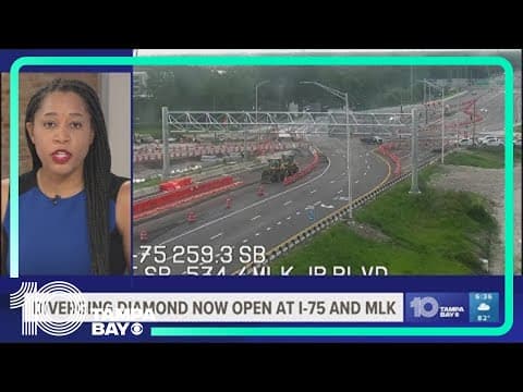 'Diverging Diamond' now open at I-75 and MLK