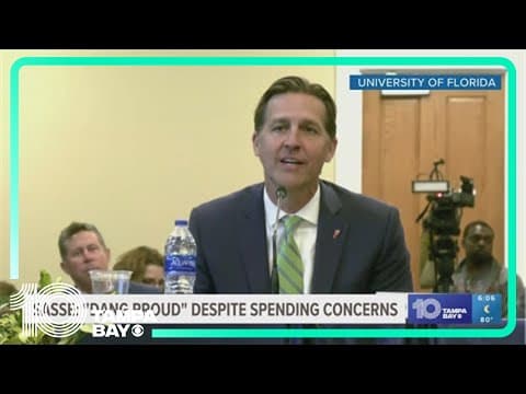 Former UF president defends high spending record at the university