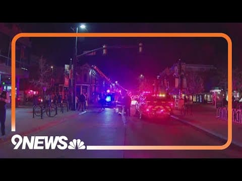 Crews responding to fire on Pearl Street Mall