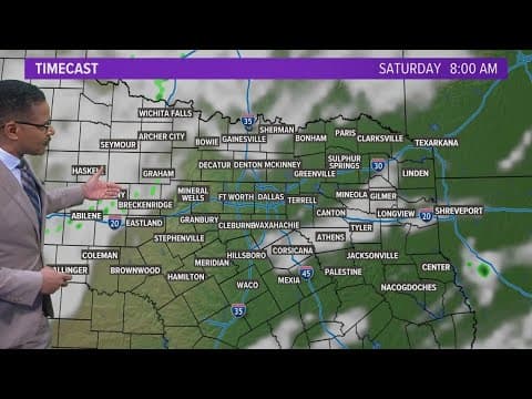 DFW Weather: Latest timeline for weekend rain chances