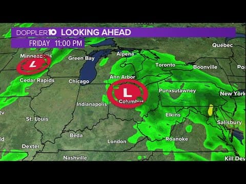 Friday evening forecast for Columus, Ohio | April 28, 2023