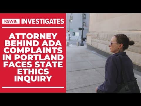 Lawyer who sued Portland businesses for minor ADA violations now under state ethics investigation