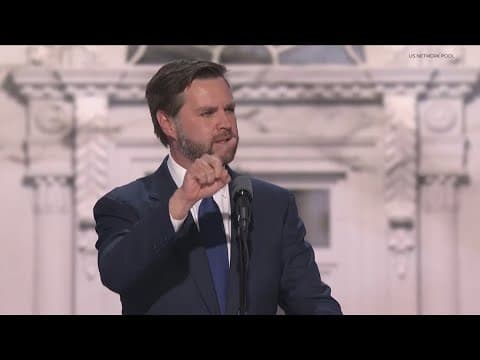 Fact-checking statements made by JD Vance in RNC speech