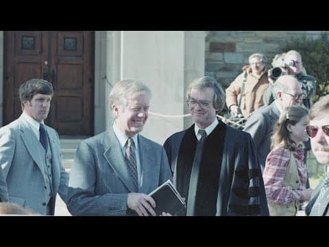 Church Jimmy Carter attended during his presidency reflects on his legacy