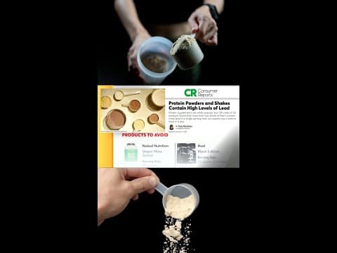 Popular protein powders may contain high levels of toxic metals, report finds