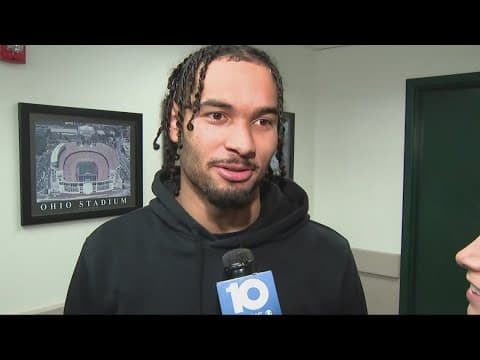 Emeka Egbuka discusses feelings post-national championship, declaring for NFL draft