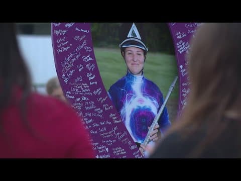 Candlelight vigil held for Whiteland teen who drowned during P.E. class one year ago