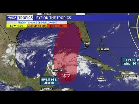 Tropical storm development still likely early next week