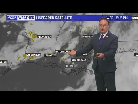 Weather: Scattered showers, cold front next week