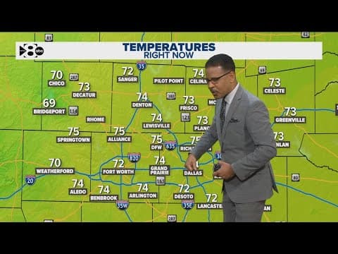 DFW Weather: Hot and humid, with lower chances of rain, officials say