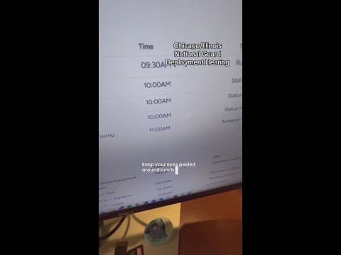 Judge to rule on motion for National Guard deployments