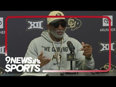 Deion Sanders addresses media before Rocky Mountain Showdown rematch
