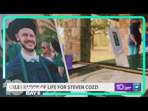Family, friends gather for celebration of life for Steven Cozzi
