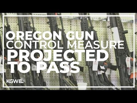 Oregon gun control initiative, Measure 114, projected to pass