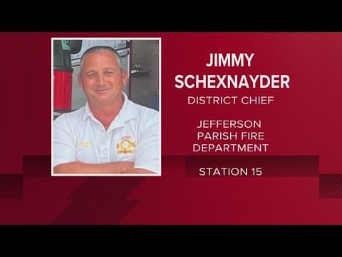 Community honors longtime Jefferson Parish District Fire chief