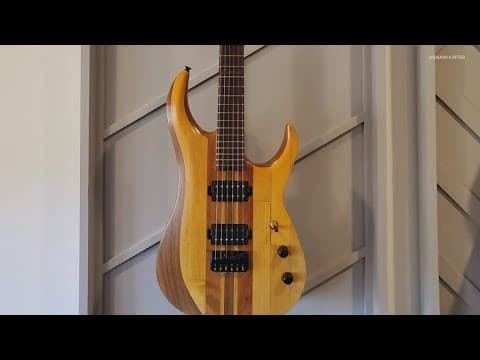 One-of-a-kind Purdue-themed guitar being auctioned