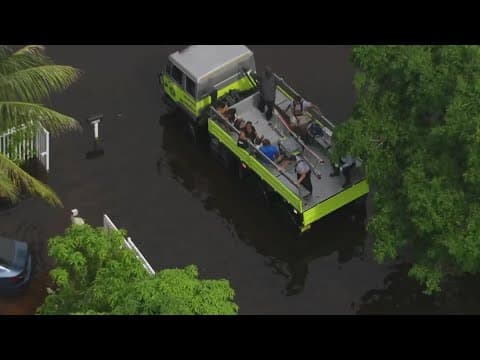 Flooding continues in Florida, rain clears