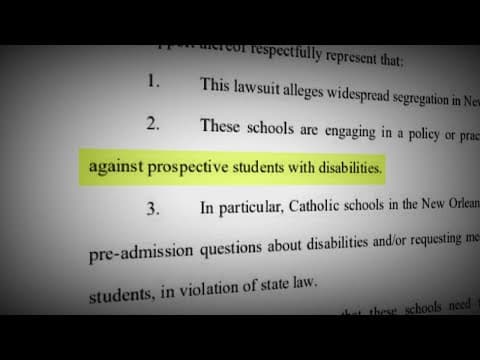 New Orleans Archdiocese removes questions about disabilities for school applicants