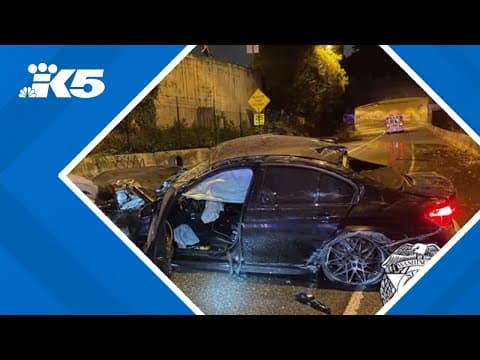 Driver in custody after traveling over 130 mph on I-90 bridge before crashing