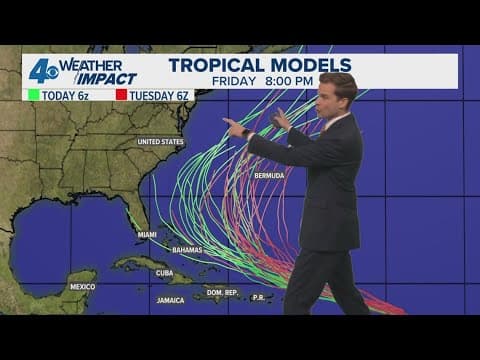 Tropical Weather Impact: Gulf wave could form; Erin's track remains uncertain for East Coast