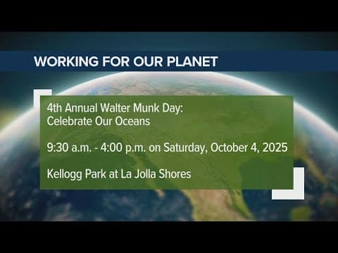 Celebrate Walter Munk Day on Saturday | Working for Our Planet