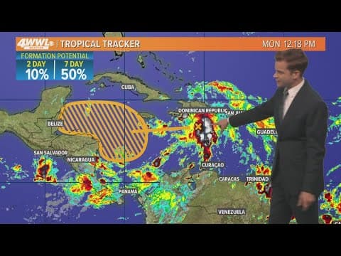 Monday 12pm Tropical Update: Rafael dissipates, new area could form in the Caribbean
