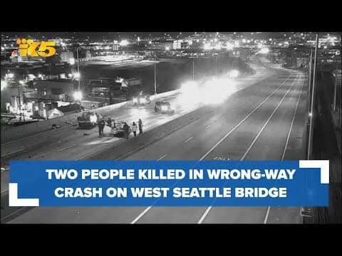 BREAKING: 2 killed in wrong-way crash along West Seattle Bridge