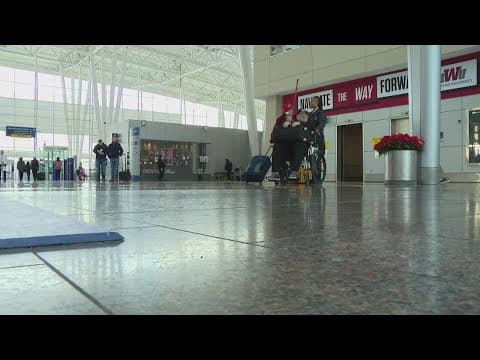Holiday rush begins at the Indianapolis International Airport
