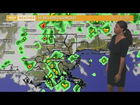 New Orleans Weather Forecast: Storms possible but less humid