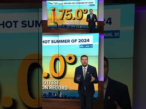 Denver Had its Second-Hottest Summer Ever