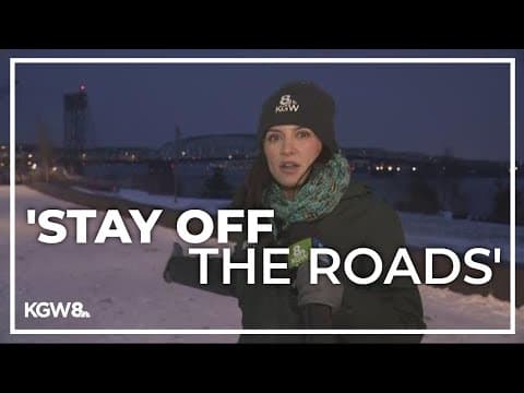 Washington transportation officials urge public to avoid non-essential travel amid ice storm