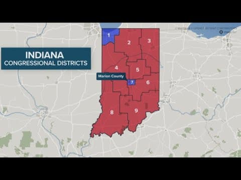 Poll results regarding mid-decade redistricting in Indiana released