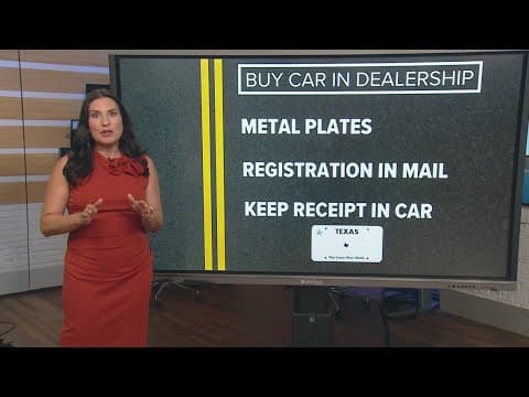 New rule takes effect for Texas drivers: How to protect your plates from theft