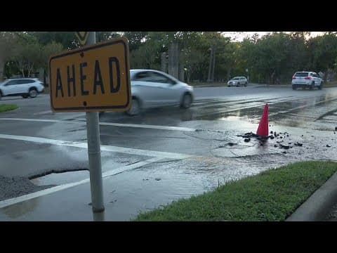 Water main leak in west Houston neighborhood hasn’t stopped for weeks, leaving residents frustrated