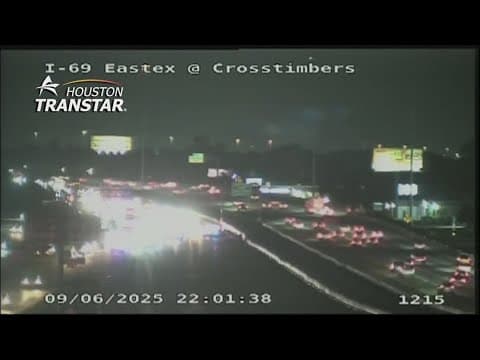 HPD: Crash shuts down southbound lanes of Highway 59 at Crosstimbers