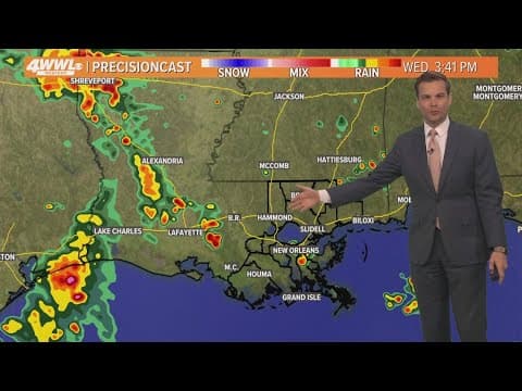New Orleans Weather: A few more storms before a hot weekend