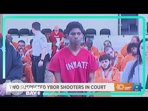 Two suspected Ybor shooters in court