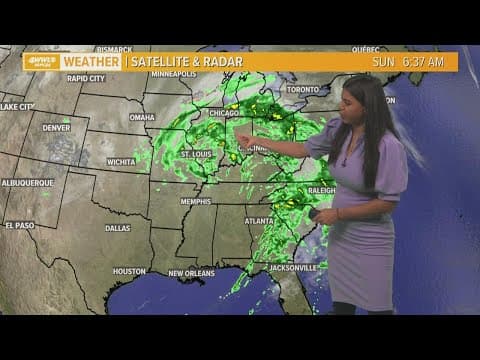 A pleasant Sunday ahead