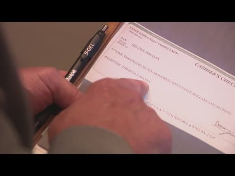 Watch out for fake cashier's check scam | Where's The Money