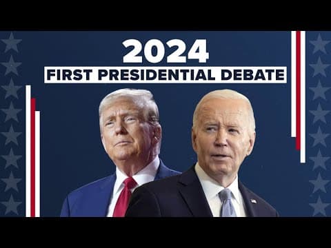 First Biden-Trump 2024 Presidential Debate: Watch WFAA's whole pre-show from before the 6/27 debate