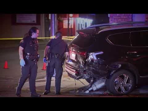 Buildings in the Payne-Phalen neighborhood struck by cars Sunday night