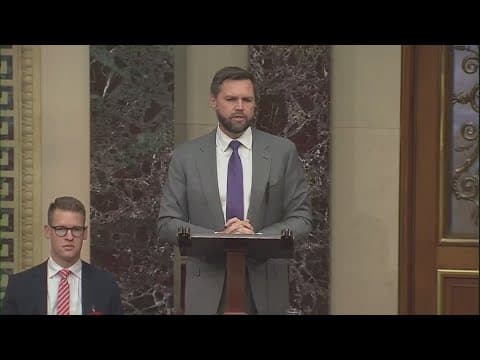 US Senator JD Vance addresses VP rumors