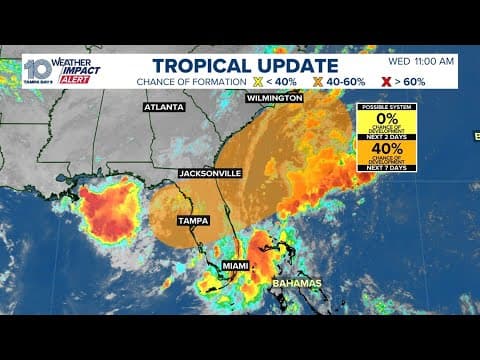 Heavy rain ahead of potential tropical development this weekend