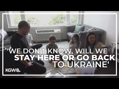 Ukraine refugee family wants to make the US their permanent home