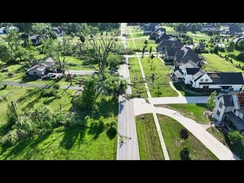 One year later, cleanup continues after Johnson County EF2 tornado