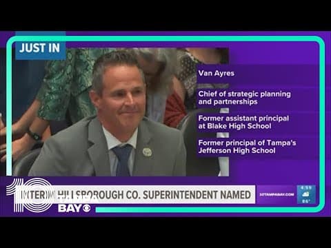 Van Ayres named interim Hillsborough County Schools superintendent