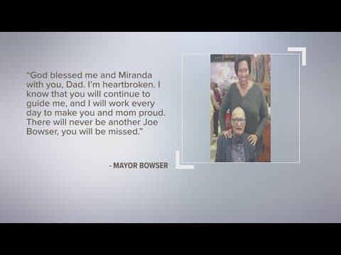 'My first example of a public servant' | Mayor Bowser announces passing of father, Joe Bowser, at 88